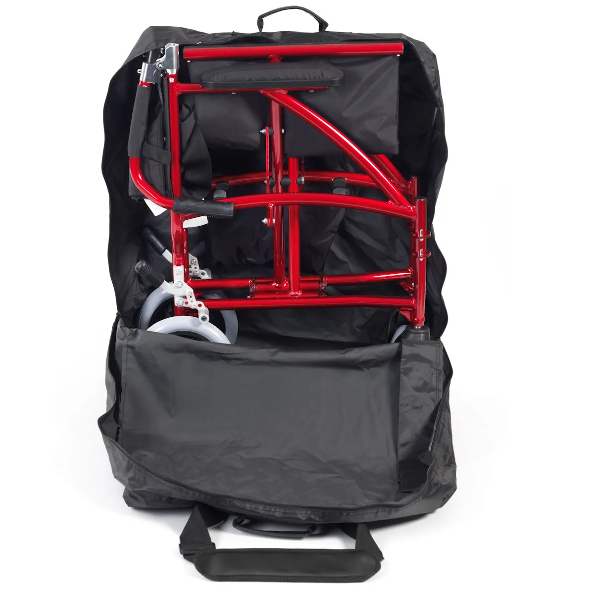 Drive Spirit Travel Chair Folded In Carry Bag.jpg